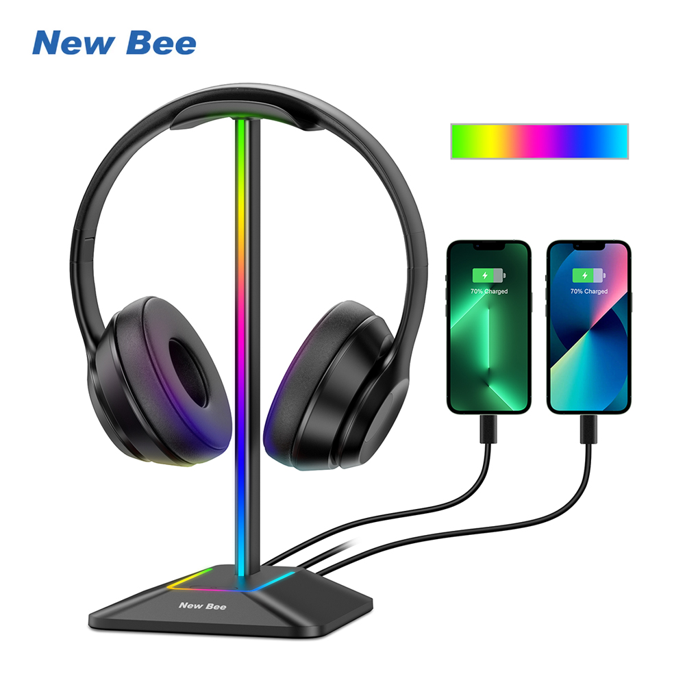 Gaming Setup Desk - Yeni Bee Z8 RGB Kulaklık Standı