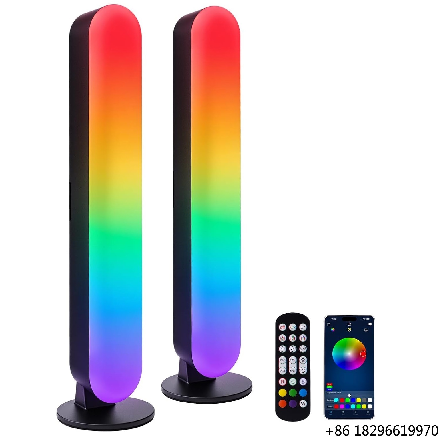 Ambient Light Bar Usb - Plastik RGB LED Işık Çubuğu Müzik