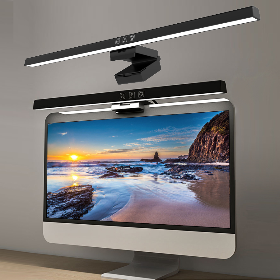 Gaming Setup Desk - 50 cm LED Bilgisayar Monitörü Işık