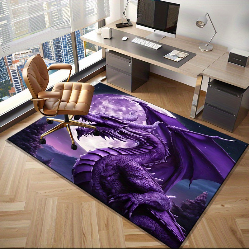 Desk Setup Living Room - Oyun Odası Kurulumu için Görkemli Mor