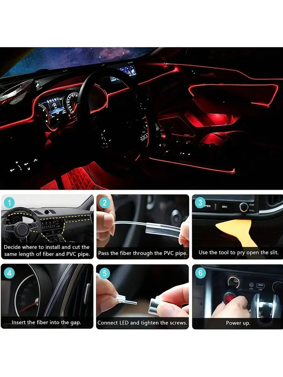 Ambient Light Bar Usb - Araba İç Aydınlatma Lambaları, USB Araç