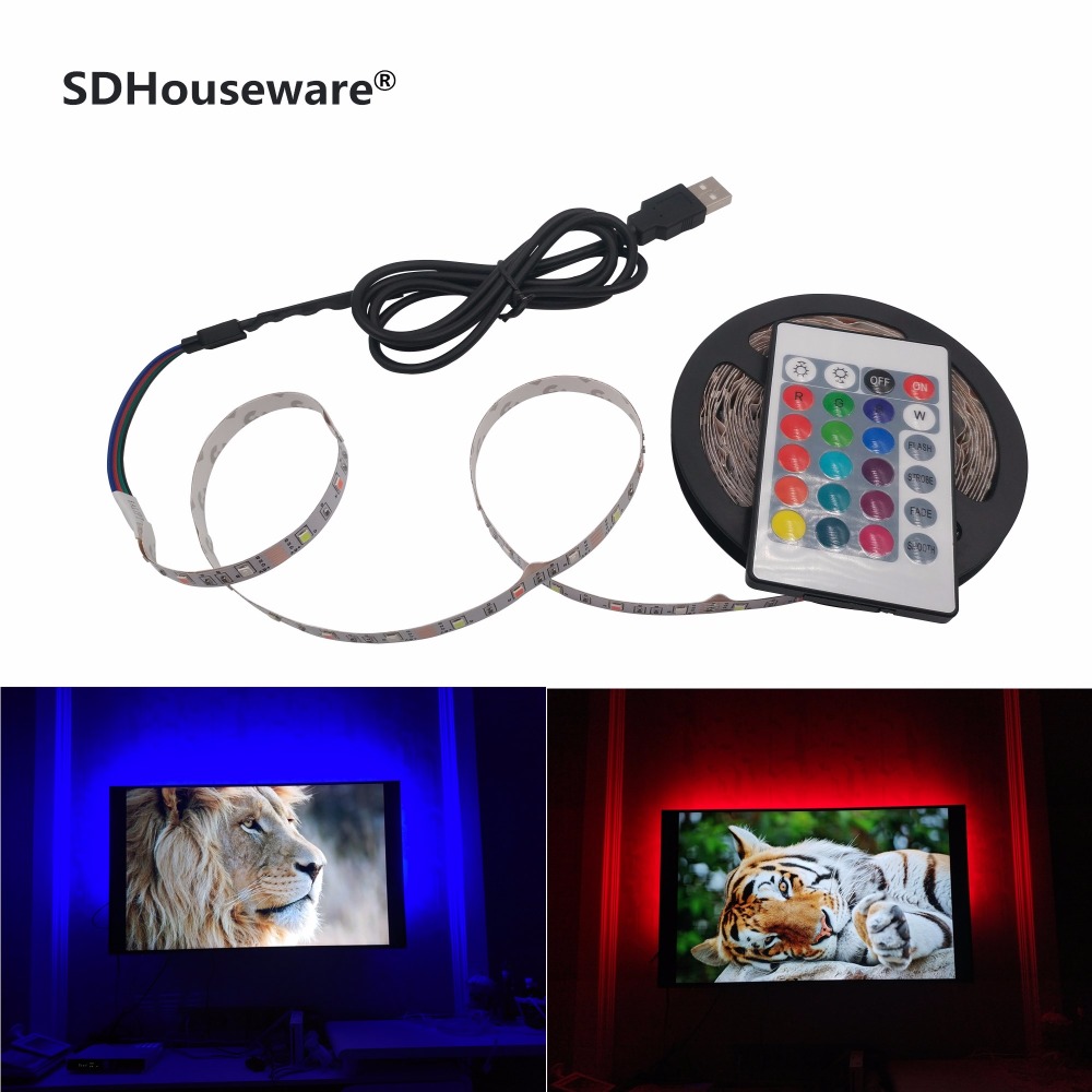 Desk Setup Background - USB LED Şerit Lamba 2835SMD DC5V