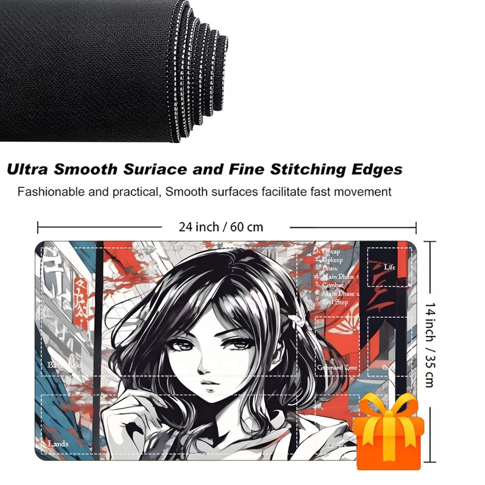 Blood Moon Samurai Anime Lady  - Desk Setup Anime incelemesi ve fiyatı