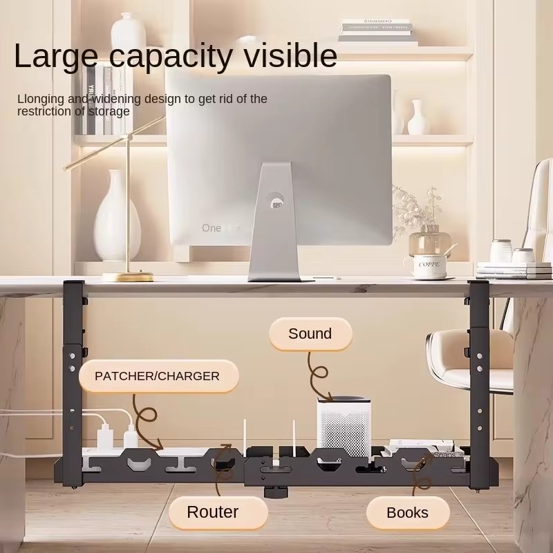 Kablo Yönetimi ve Depolama içi - Desk Setup Living Room incelemesi ve fiyatı