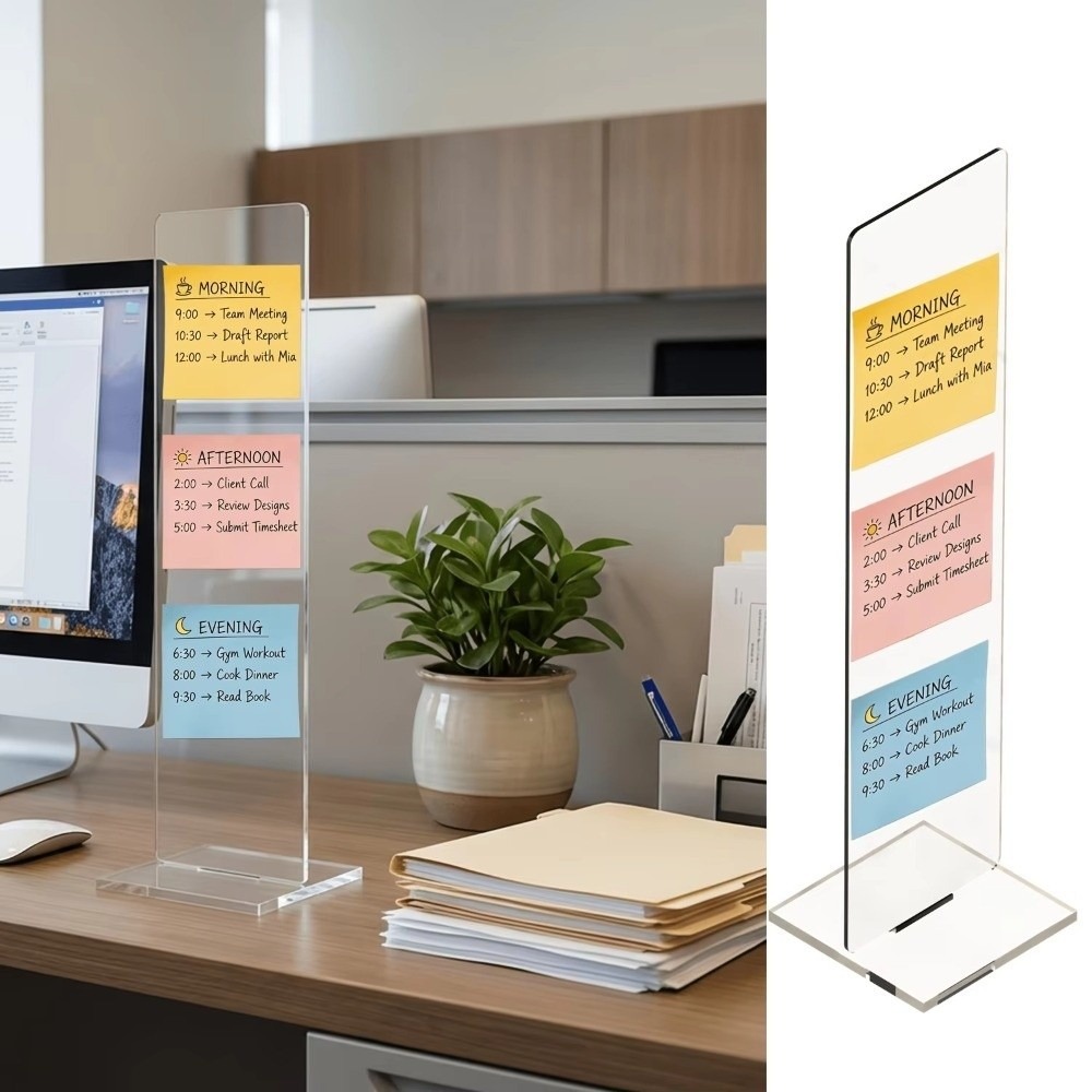 Dayanıklı Akrilik Not Panosu Ç - Sticky Memo Holder incelemesi ve fiyatı