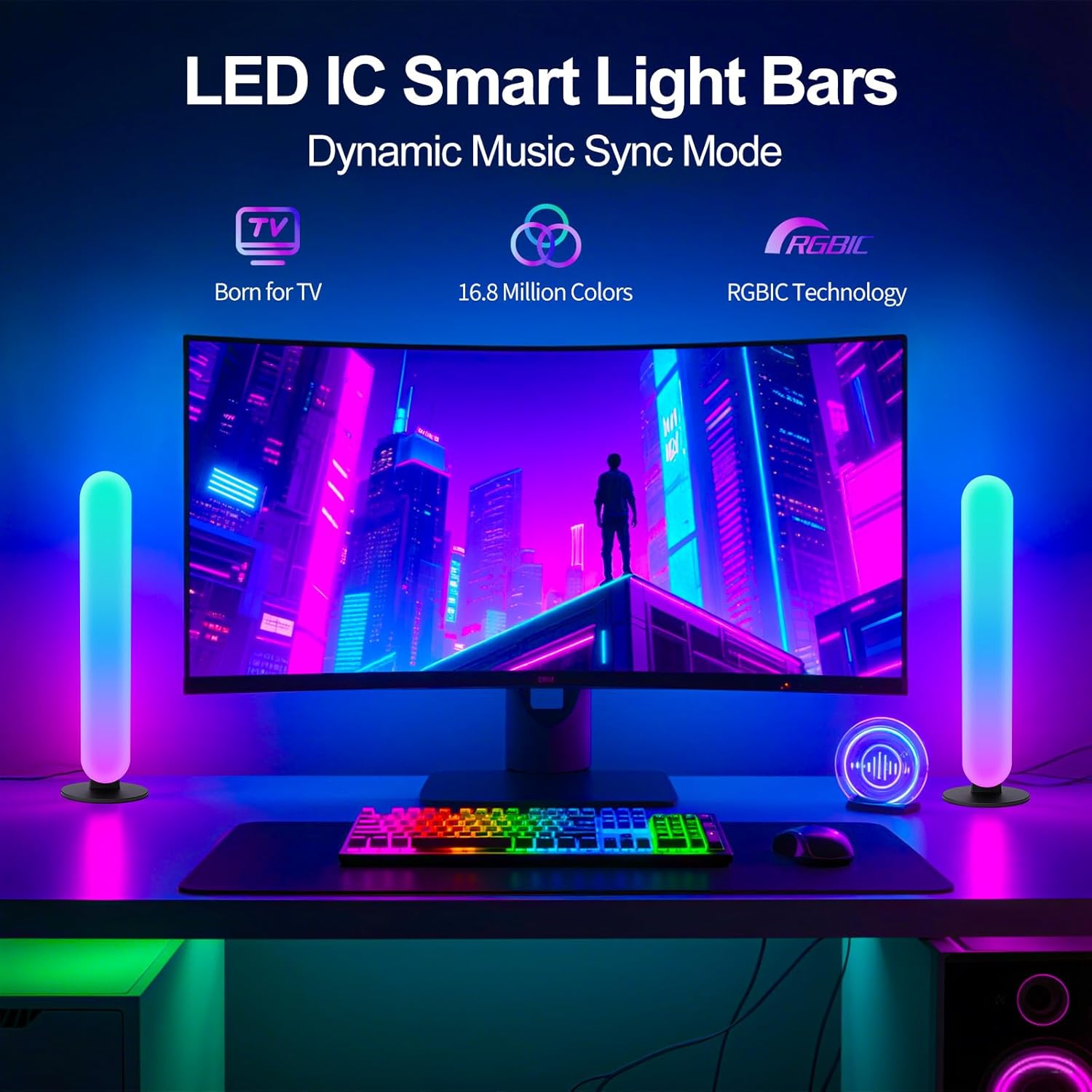 Plastik RGB LED Işık Çubuğu Mü - Ambient Light Bar Usb incelemesi ve fiyatı