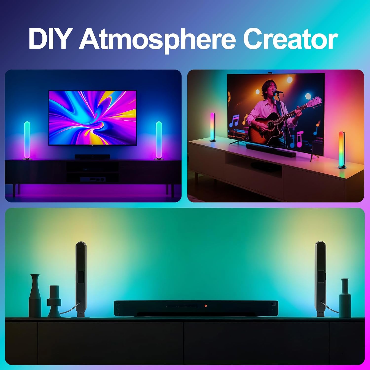 Plastik RGB LED Işık Çubuğu Mü - Ambient Light Bar Usb incelemesi ve fiyatı