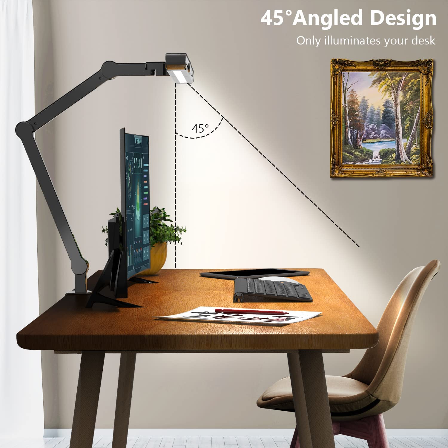 Kelepçeli led Masa Lambası, At - Desk Setup Light incelemesi ve fiyatı