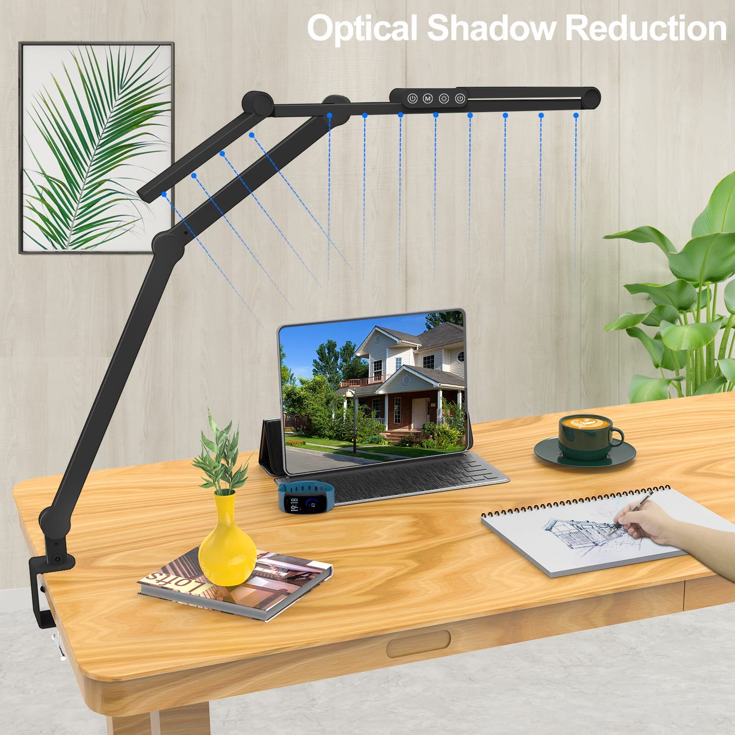 Kelepçeli led Masa Lambası, At - Desk Setup Light incelemesi ve fiyatı