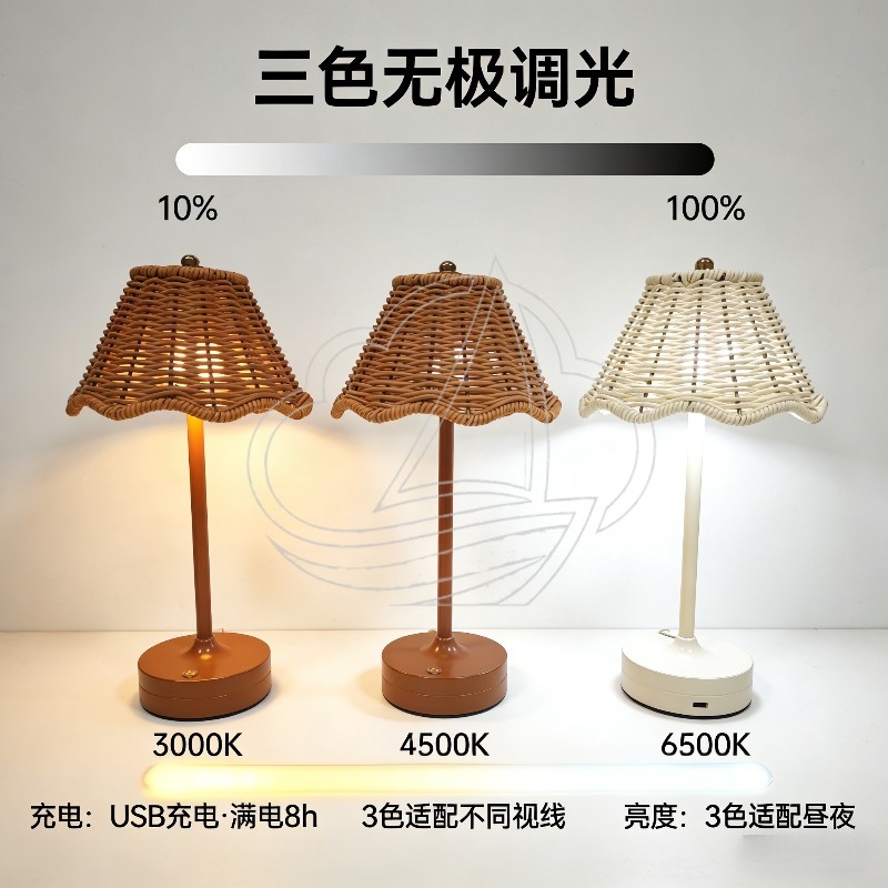 Vintage Rattan Masa Lambası US - Ambient Light Bar Usb incelemesi ve fiyatı