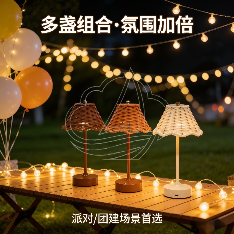 Vintage Rattan Masa Lambası US - Ambient Light Bar Usb incelemesi ve fiyatı