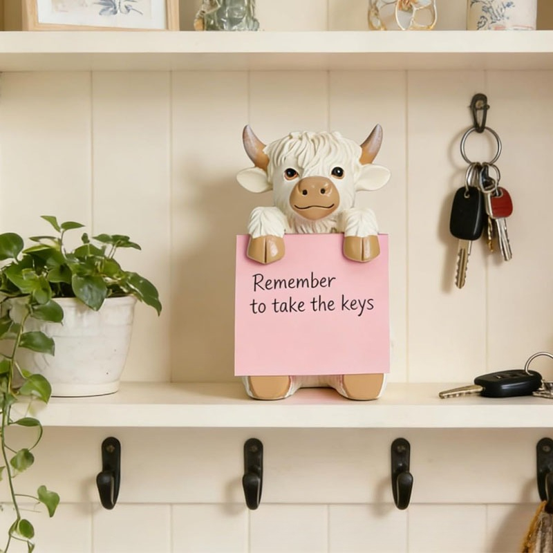 Yaratıcı Yayla İneği Reçine Ya - Sticky Memo Holder incelemesi ve fiyatı