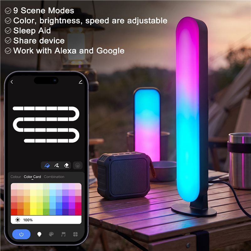 AB46-RGB Ses Algılayıcılı Orta - Ambient Light Bar Usb incelemesi ve fiyatı