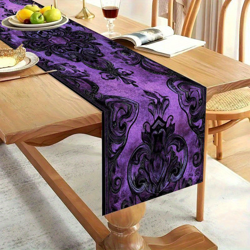 Mor Arka Planlı Siyah Oyma Des - Desk Setup Background incelemesi ve fiyatı
