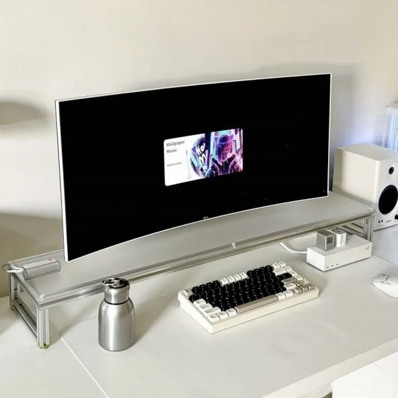 Alüminyum Monitör Standı Akril - Desk Setup Living Room incelemesi ve fiyatı